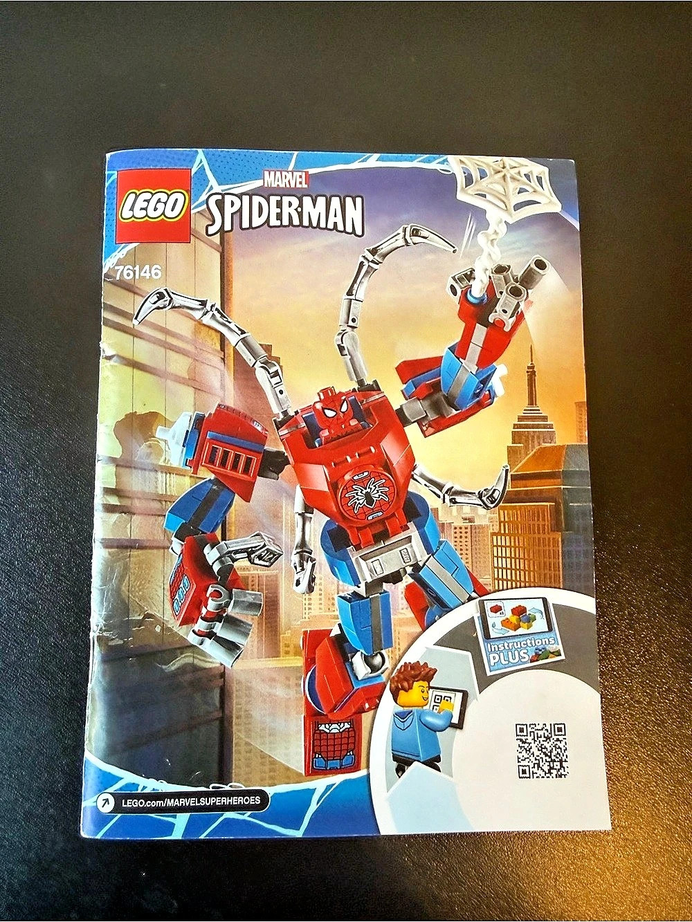 LEGO Spider-Man: Web Warriors Ultimate Bridge Battle Set 76146 Red & Blue
